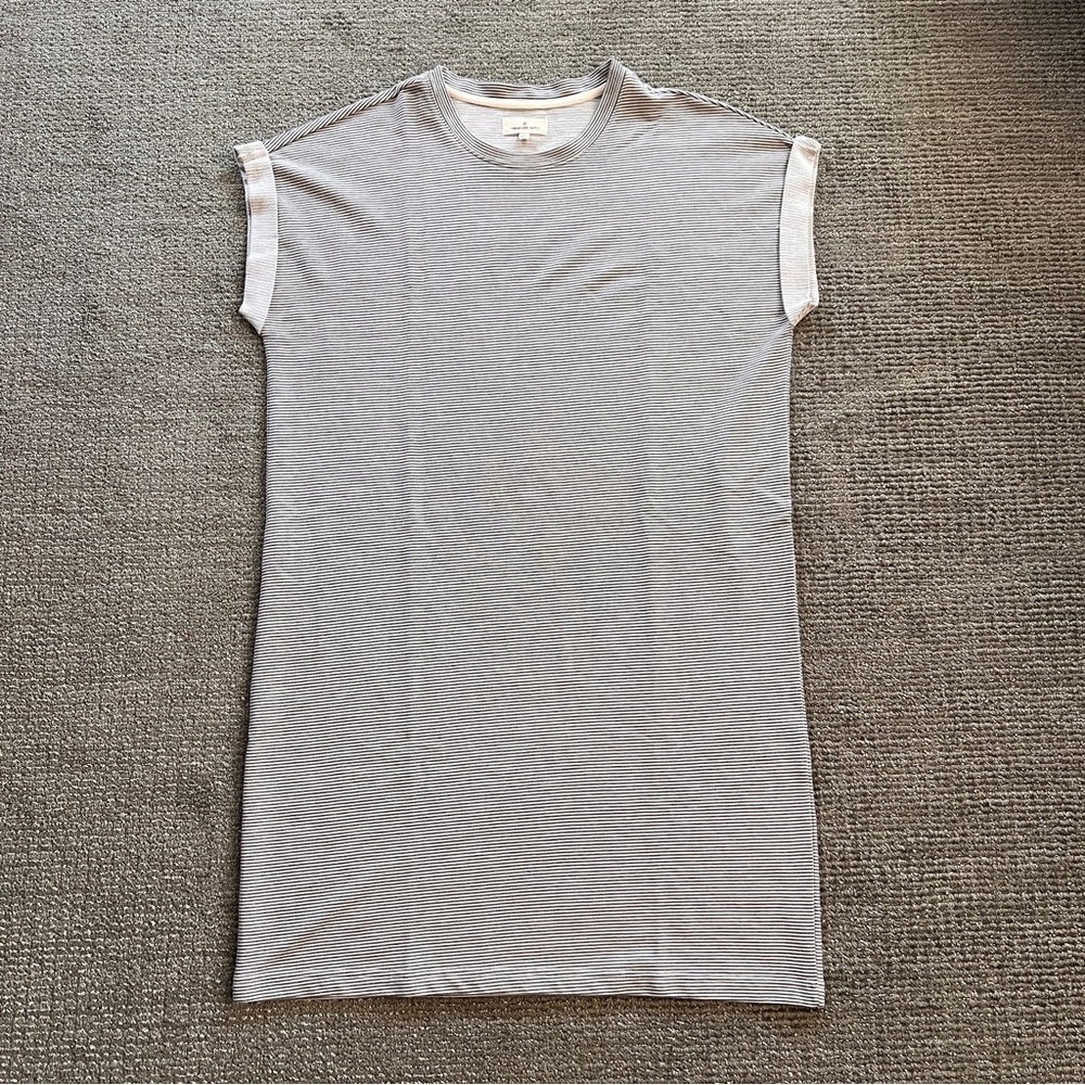 Thread & Supply Gray Striped Dress